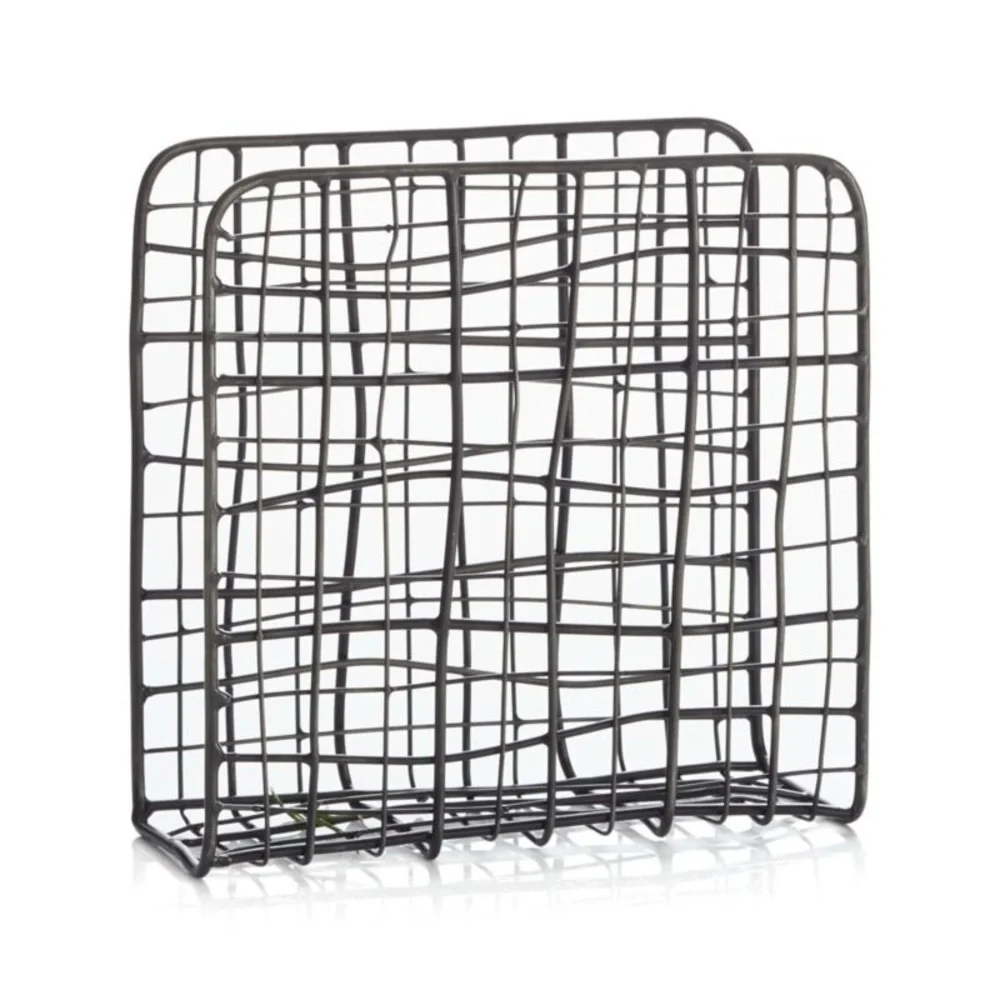 NEW Crate&Barrel Wire Napkin Holder - Picture 2 of 2